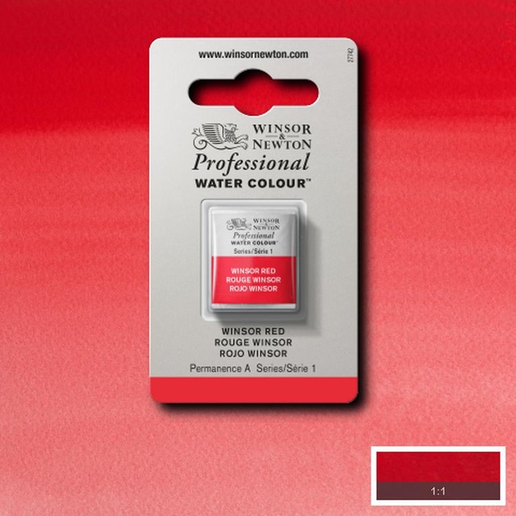 Winsor & Newton 726 PRO aquarelverf napje - winsor red