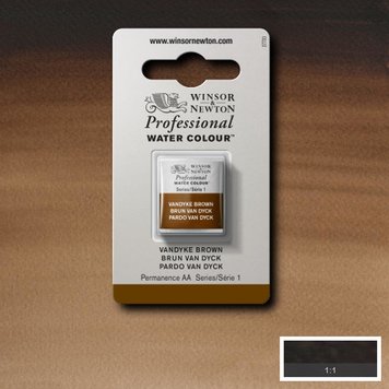 Winsor & Newton 676 vanDyke brown - napje aquarel