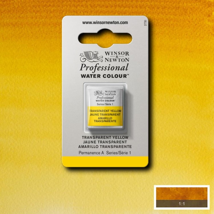 Winsor & Newton 653 aquarel napje - transparant yellow