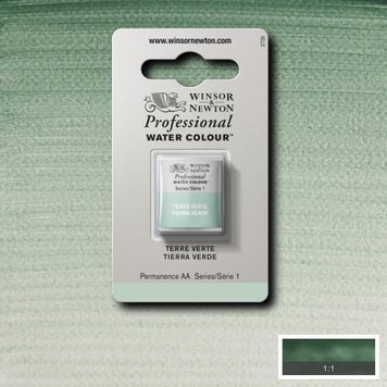 Winsor & Newton 637 PRO aquarelverf napje - terre verte