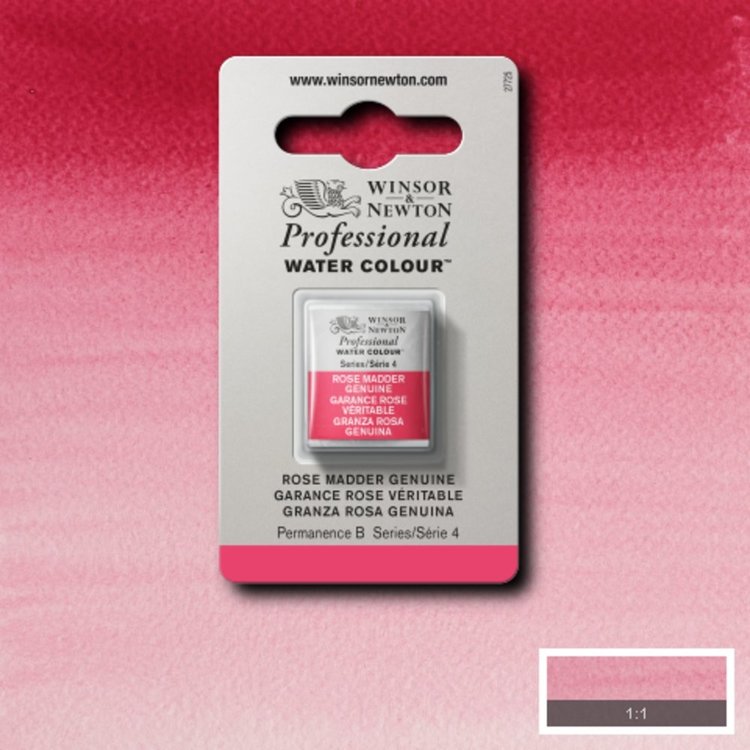 Winsor & Newton 587 aquarel napje - rose madder genuine