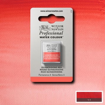 Winsor & Newton 548 PRO aquarelverf napje - quinacridone red