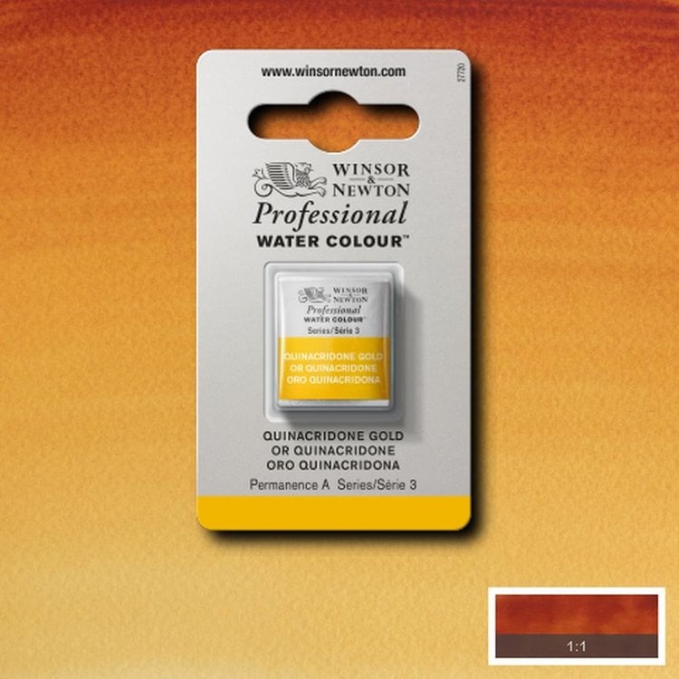 Winsor & Newton 547 PRO aquarelverf napje - quinacridone gold