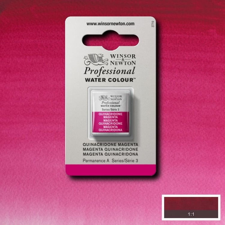 Winsor & Newton 545 PRO aquarelverf napje - quinacridone magenta
