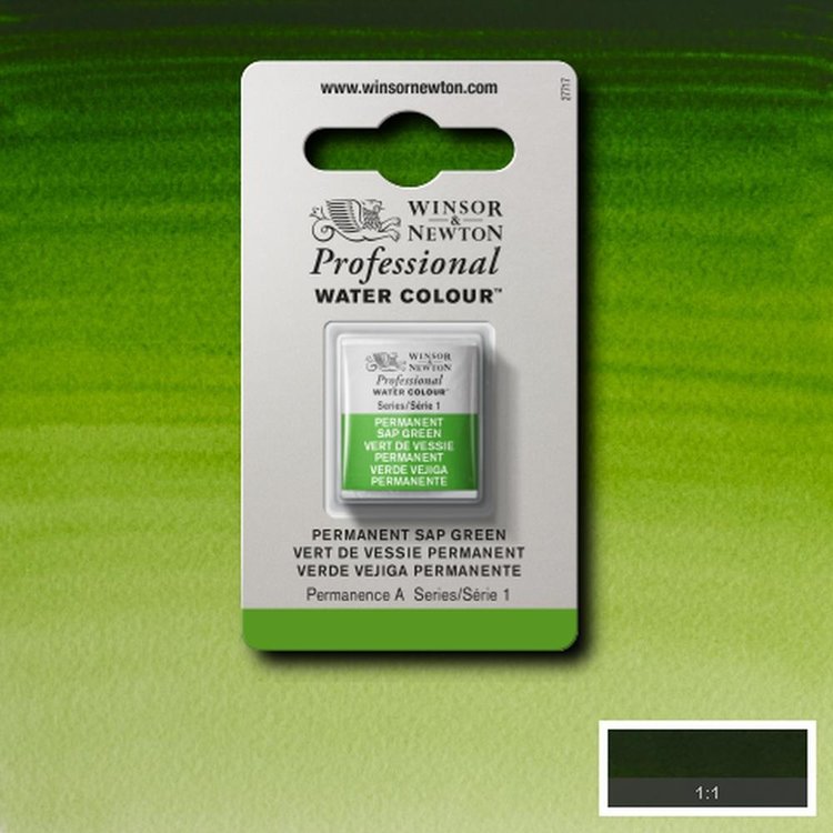 Winsor & Newton 503 aquarel napje - permanent sap green