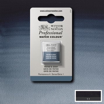 Winsor & Newton 465 Paynes gray - napje aquarel
