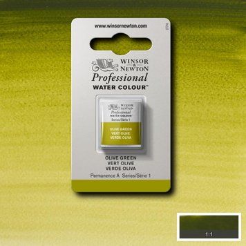 Winsor & Newton 447 PRO aquarelverf napje - olive green