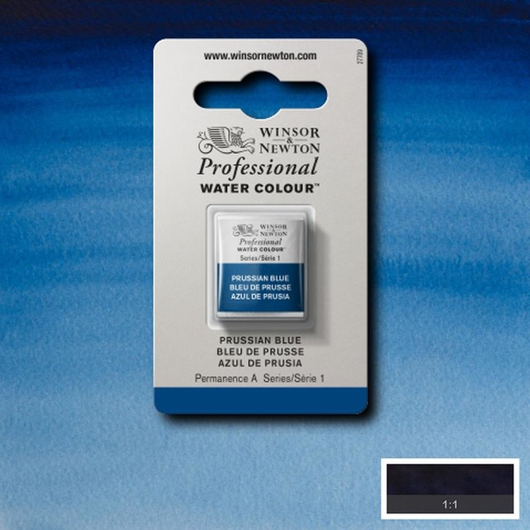 Winsor & Newton 538 PRO aquarelverf napje - prussian blue