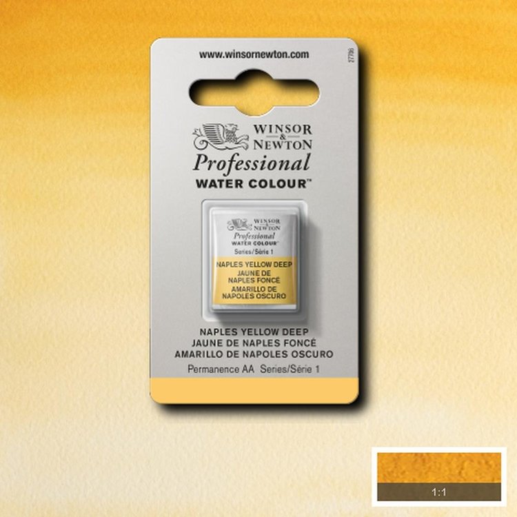 Winsor & Newton 425 PRO aquarelverf napje - naples yellow deep