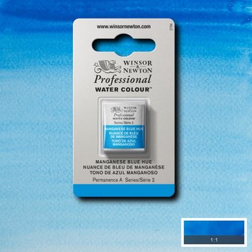 Winsor & Newton 379 manganese blue hue - napje aquarel