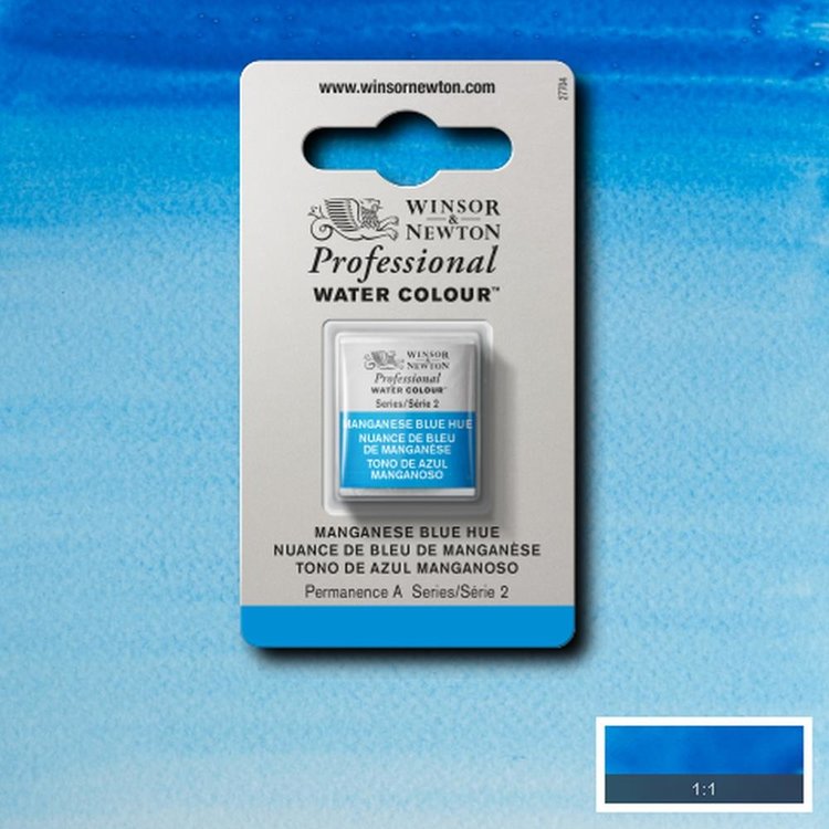 Winsor & Newton 379 aquarel napje - manganese blue hue