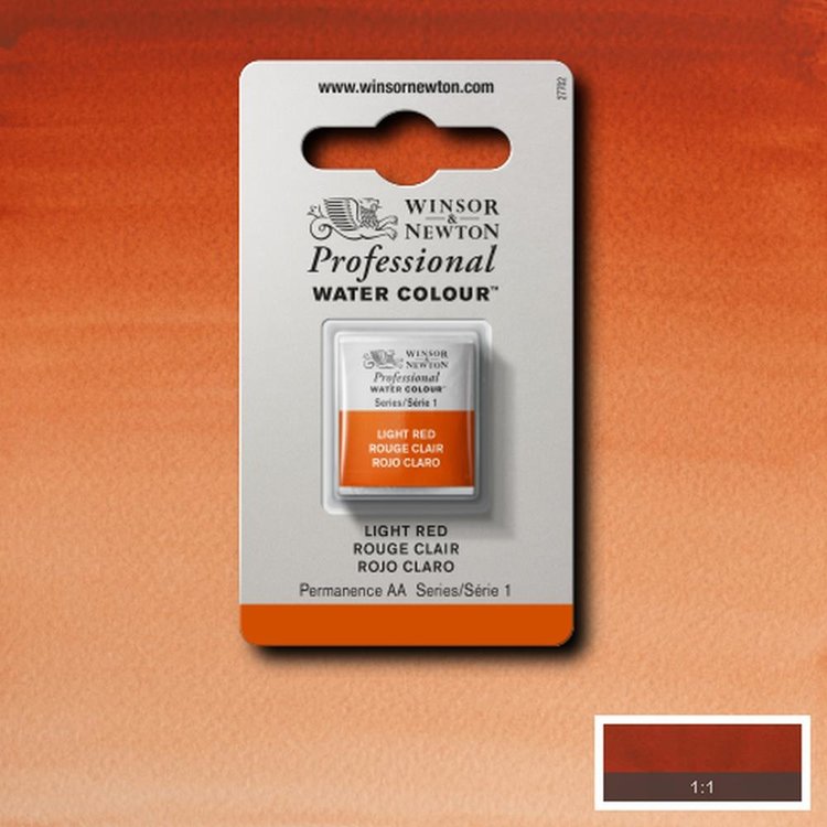 Winsor & Newton 362 PRO aquarelverf napje - light red