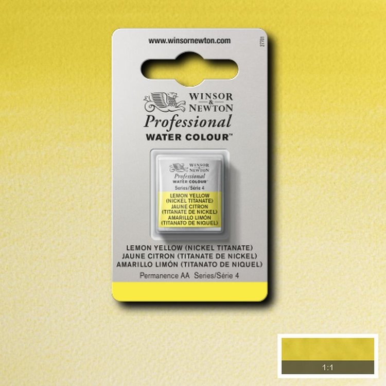 Winsor & Newton 347 aquarel napje - lemon yellow (nickel titanate)