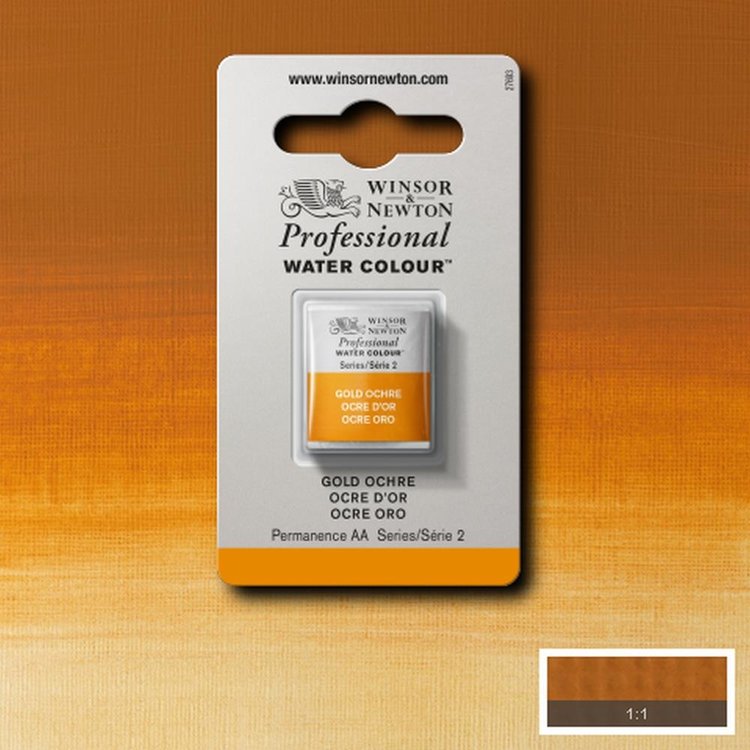 Winsor & Newton 285 aquarel napje - gold ochre
