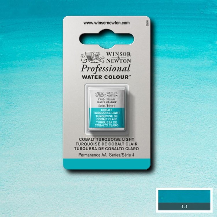 Winsor & Newton 191 PRO aquarelverf napje - cobalt turquoise light