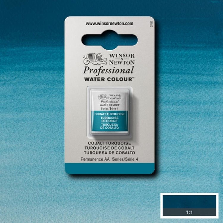 Winsor & Newton 190 PRO aquarelverf napje - cobalt turquoise