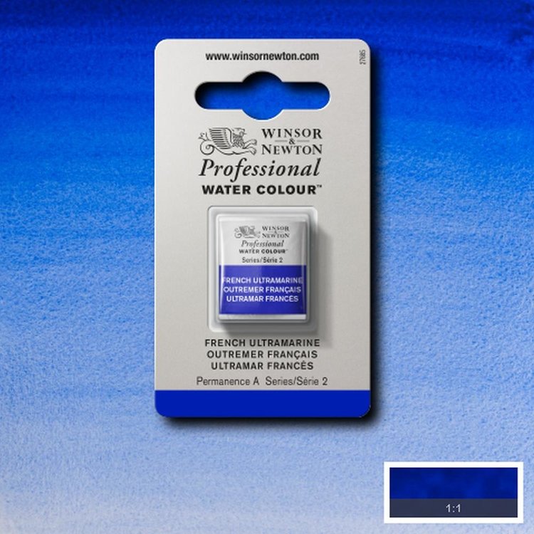 Winsor & Newton 263 aquarel napje - French ultramarine