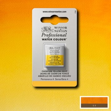 Winsor & Newton 111 cadmium yellow deep - napje aquarel
