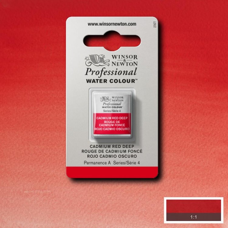 Winsor & Newton 097 aquarel napje - cadmium red deep