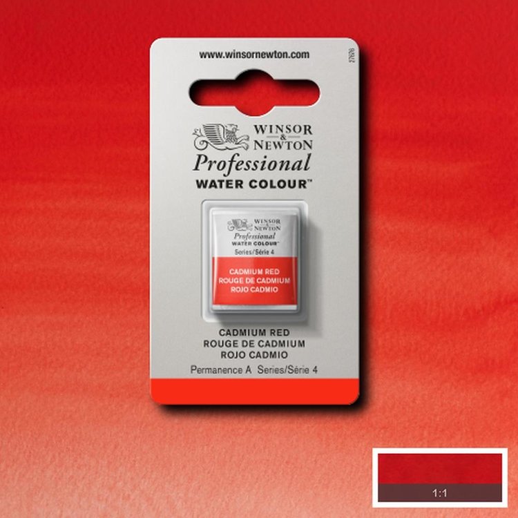 Winsor & Newton 094 PRO aquarelverf napje - cadmium red