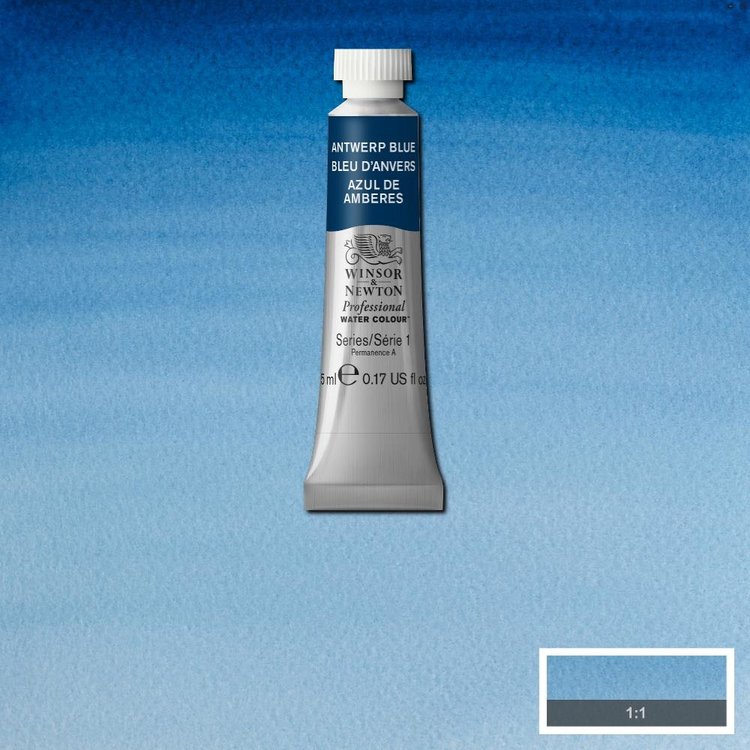 Winsor & Newton 010 aquarelverf tube 5ml - Antwerp blue