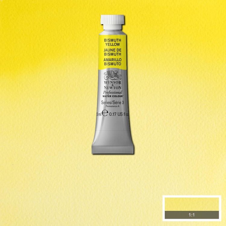Winsor & Newton 025 aquarelverf tube 5ml - bismuth yellow