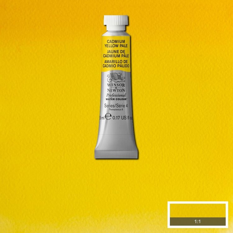 Winsor & Newton 118 PRO aquarelverf tube 5ml - cadmium yellow pale