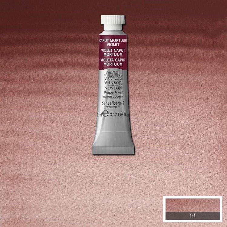 Winsor & Newton 125 PRO aquarelverf tube 5ml - caput mortuum violet