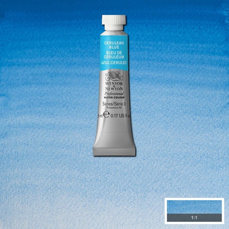 Winsor & Newton 137 PRO aquarelverf tube 5ml - cerulean blue