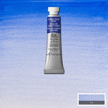 Winsor & Newton 180 PRO aquarelverf tube 5ml - cobalt blue deep