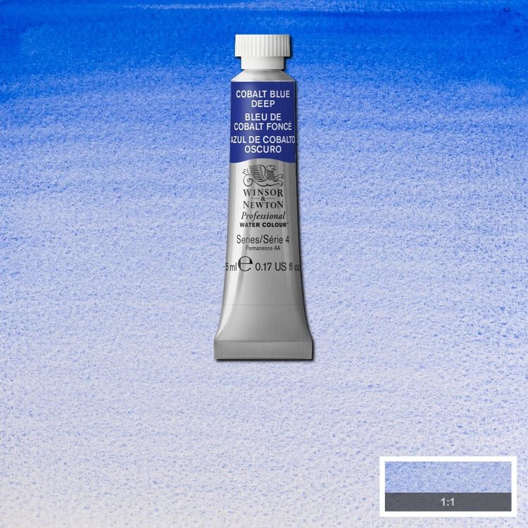 Winsor & Newton 180 PRO aquarelverf tube 5ml - cobalt blue deep