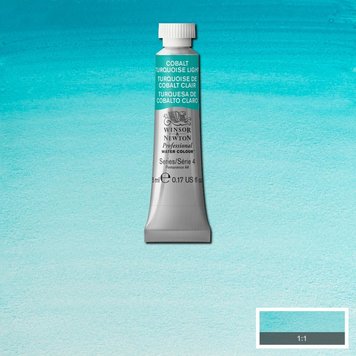 Winsor & Newton 191 PRO aquarelverf tube 5ml - cobalt turquoise light
