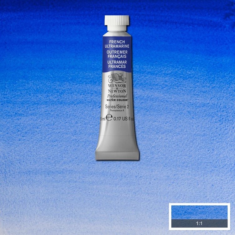 Winsor & Newton 263 PRO aquarelverf tube 5ml - french ultramarijn