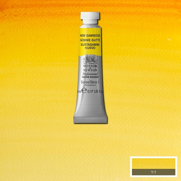Winsor & Newton 267 PRO aquarelverf tube 5ml - gamboge new