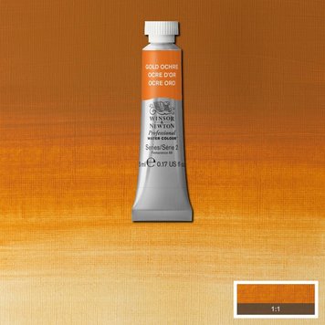 Winsor & Newton 285 PRO aquarelverf tube 5ml - gold ochre