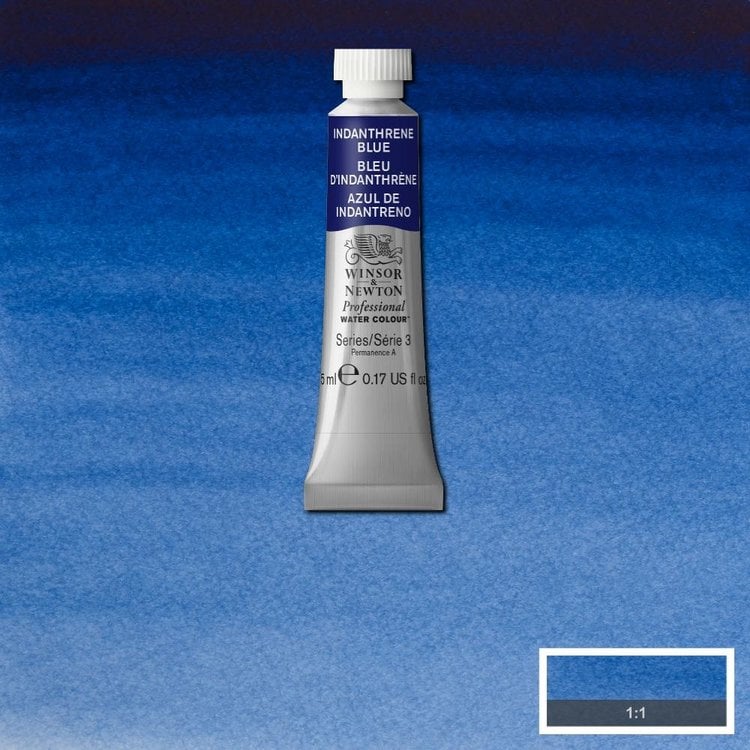 Winsor & Newton 321 PRO aquarelverf tube 5ml - intharine blue
