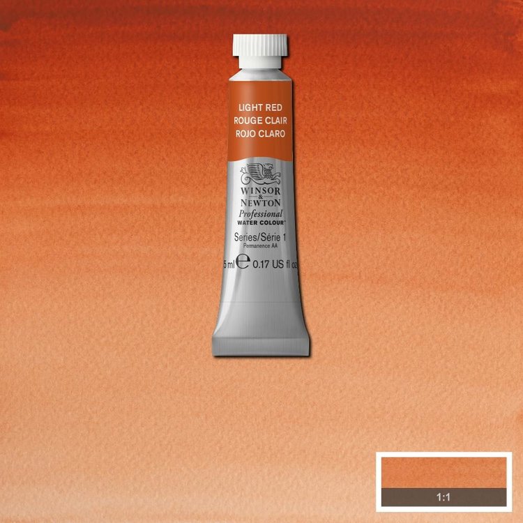 Winsor & Newton 362 PRO aquarelverf tube 5ml - light red