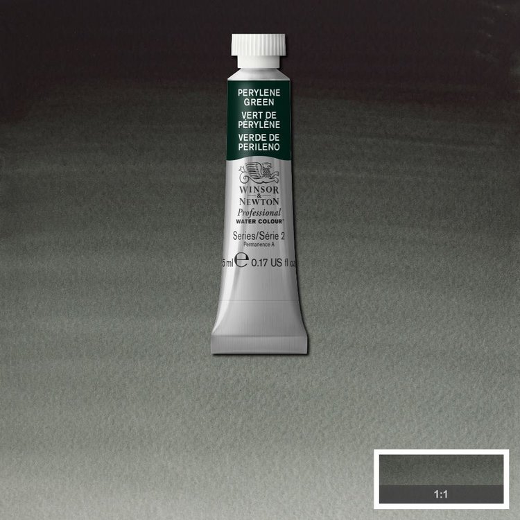 Winsor & Newton 460 aquarelverf tube 5ml - perylene green
