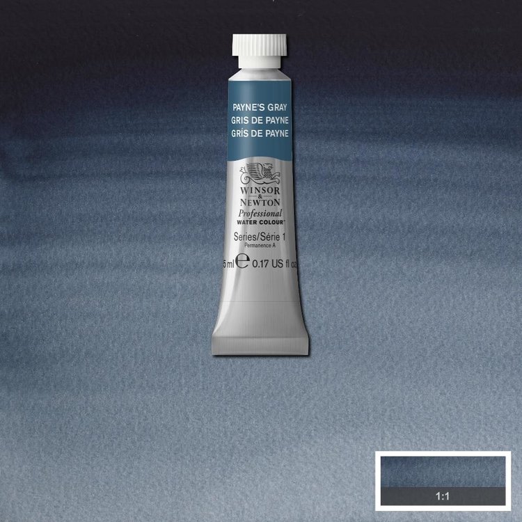Winsor & Newton 465 PRO aquarelverf tube 5ml - paynes gray