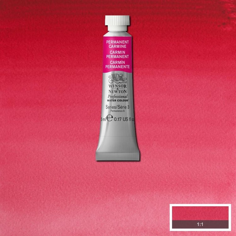 Winsor & Newton 479 PRO aquarelverf tube 5ml - permanent carmine