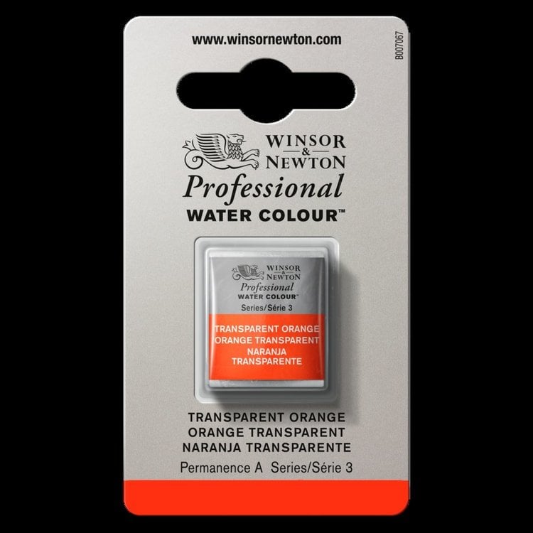 Winsor & Newton 650 PRO aquarelverf napje - transparant orange