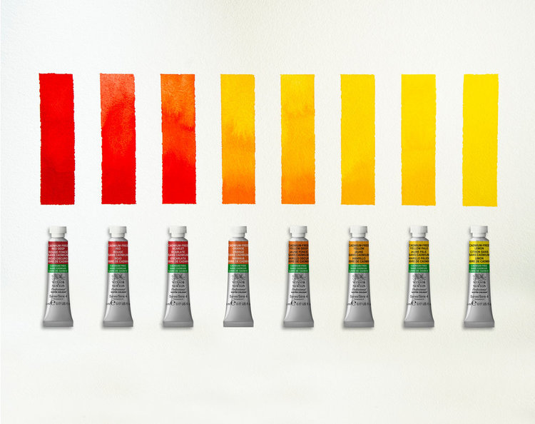 Winsor & Newton 895 aquarelverf tube 5ml - cadmium-free red deep