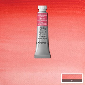 Winsor & Newton 548 PRO aquarelverf tube 5ml - quinacridone red