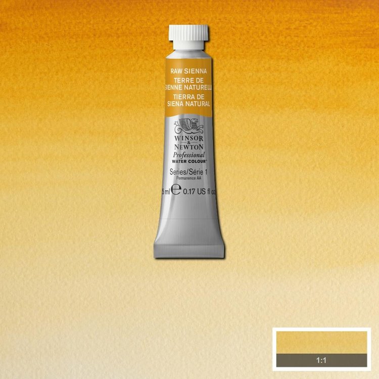 Winsor & Newton 552 PRO aquarelverf tube 5ml - raw sienna