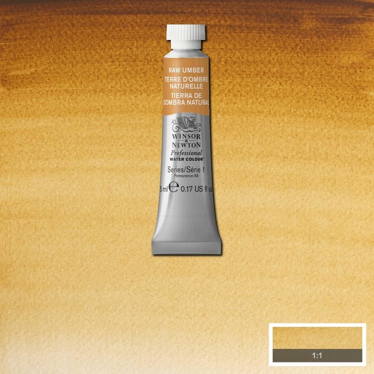 Winsor & Newton 554 PRO aquarelverf tube 5ml - raw umber