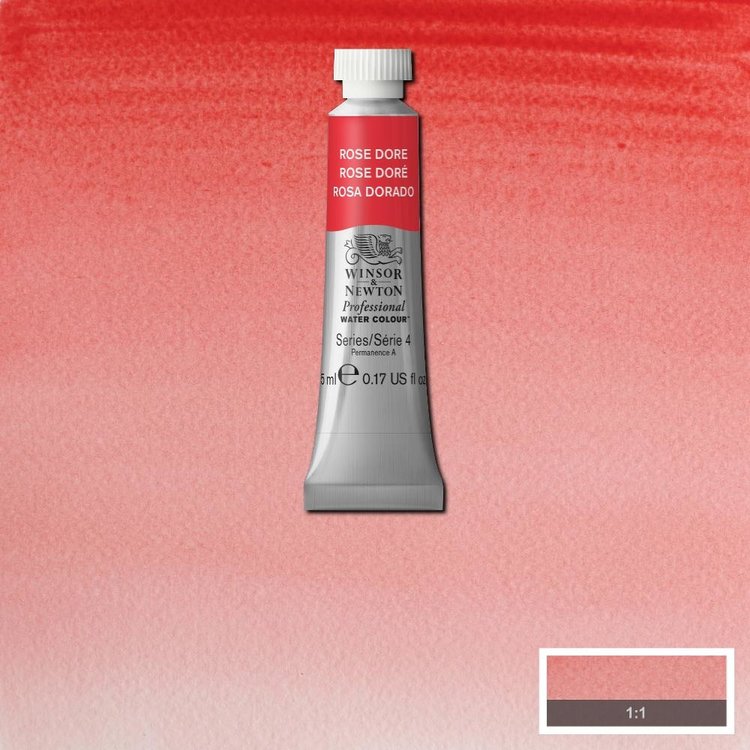 Winsor & Newton 576 PRO aquarelverf tube 5ml - rose dore
