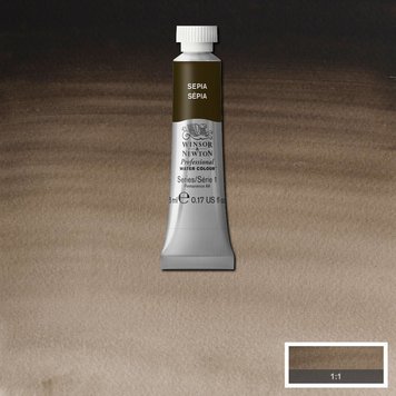 Winsor & Newton 609 sepia - 5ml aquarelverf