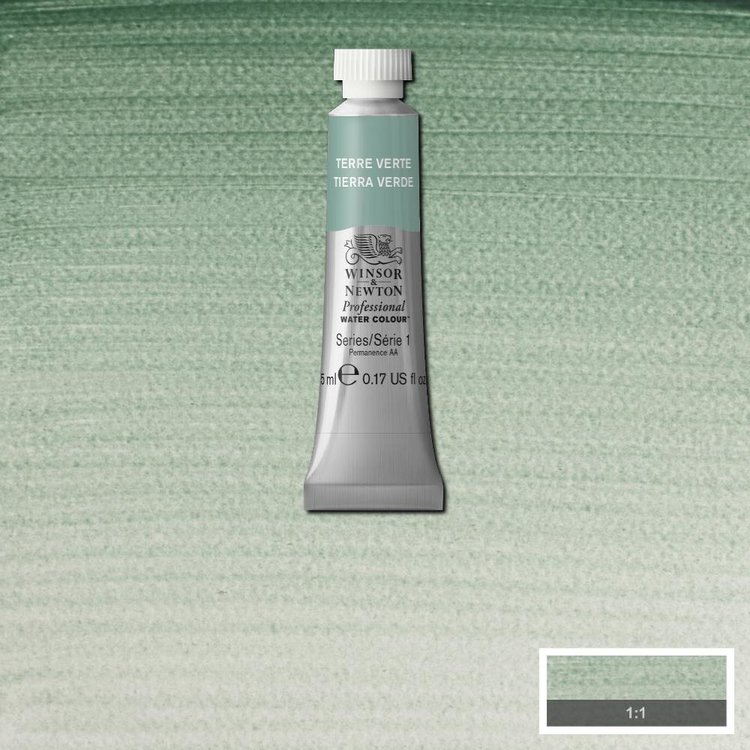 Winsor & Newton 637 PRO aquarelverf tube 5ml - terre verte