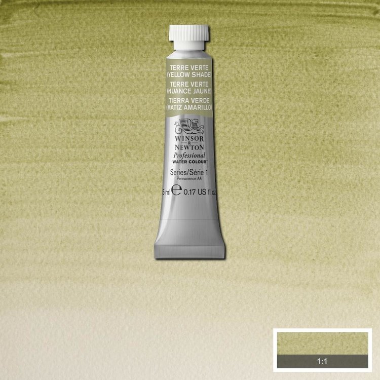 Winsor & Newton 638 PRO aquarelverf tube 5ml - terre verte (ys)