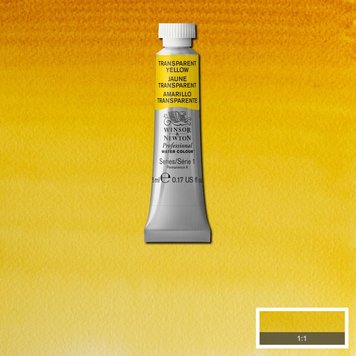 Winsor & Newton 653 PRO aquarelverf tube 5ml - transparant yellow